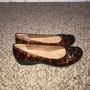 Womens Clarks Propose Spire Ballet Flats, Brown